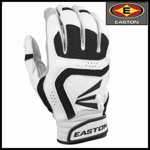 Easton VRS Icon Leather Batting Gloves. Navy/White. Size M.